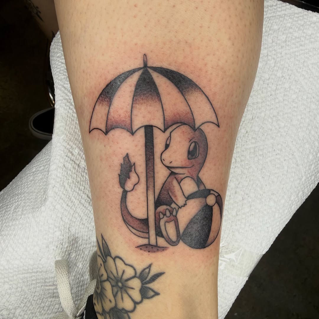 Tattoo by @chrisskon — illustrative, black_and_grey