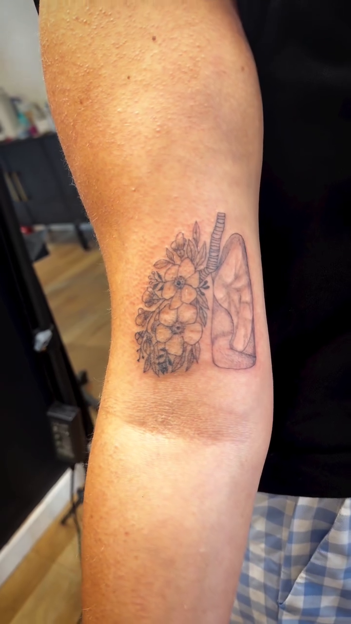Tattoo by @tolzinink — dotwork