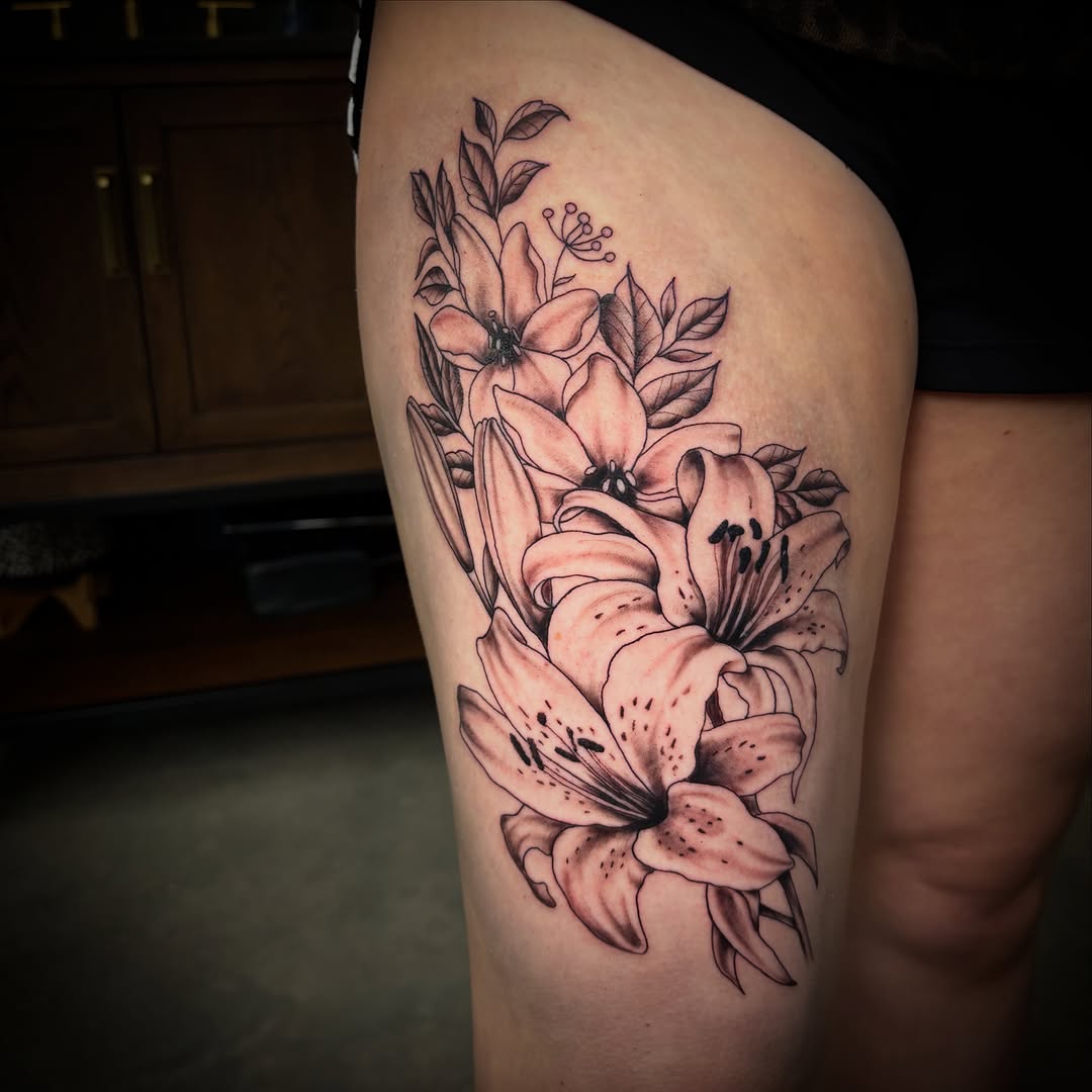 Tattoo by @moogietats — black_and_grey, realism