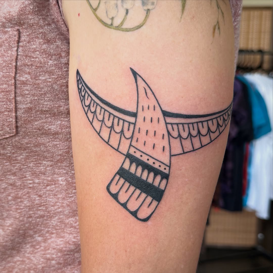 Tattoo by @leahearltattoo — blackwork