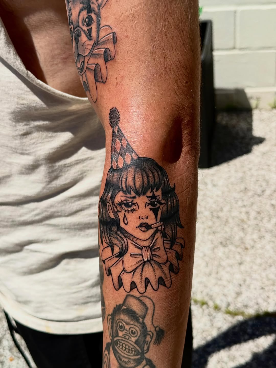Tattoo by @maxwell.tattoos — american_traditional, illustrative
