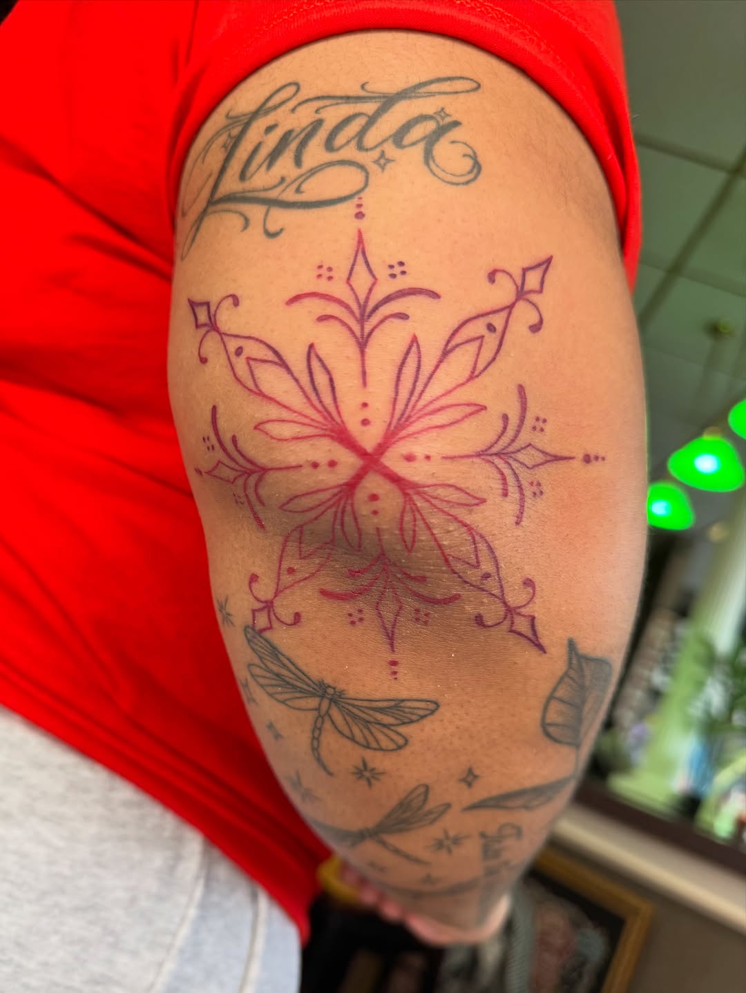 Tattoo by @inkedbycora — ornamental, fine_line