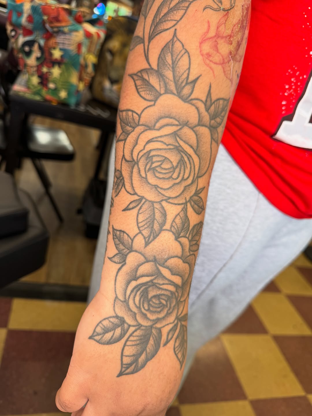 Tattoo by @inkedbycora — american_traditional, black_and_grey