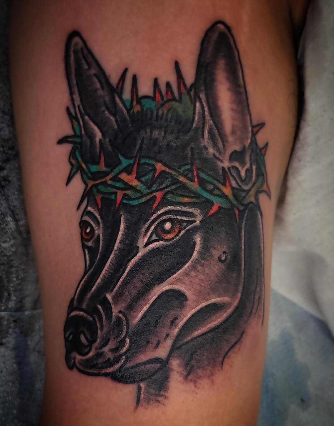 Tattoo by @joeandbadger — black_and_grey