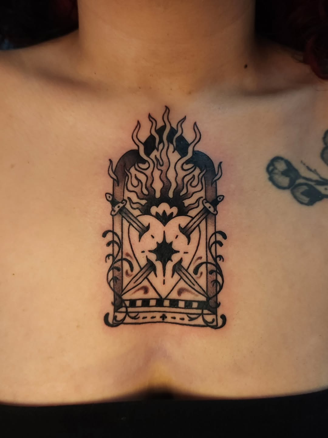 Tattoo by @maxinestewart — american_traditional, illustrative