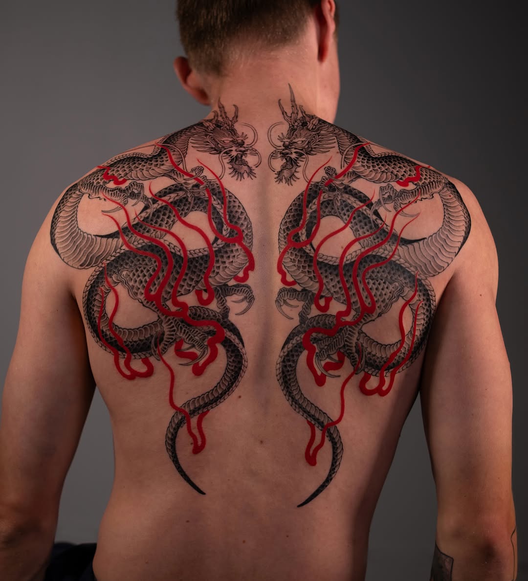 Tattoo by @bayun.tattoos โ japanese_irezumi, blackwork