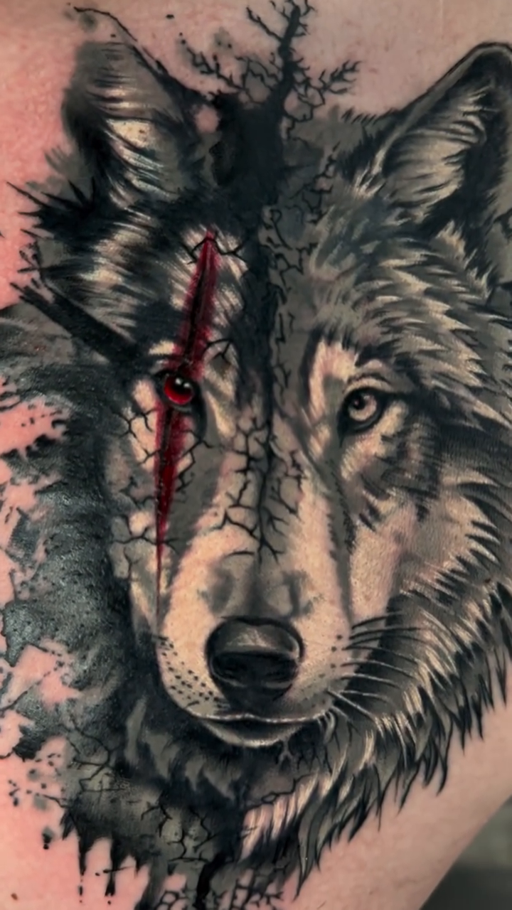 Tattoo by @weaver214 — realism, black_and_grey