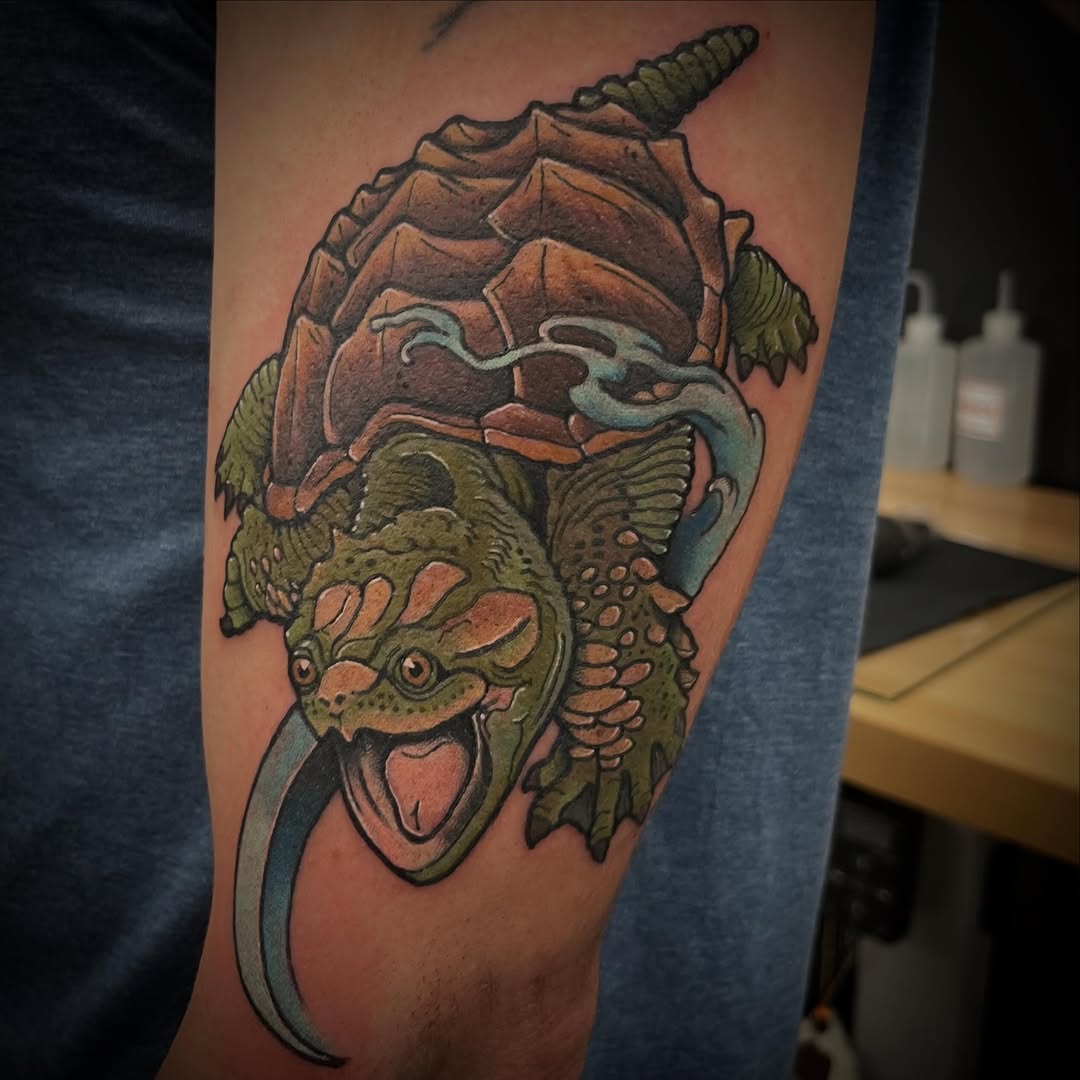 Tattoo by @ghost_world_studios — new_school