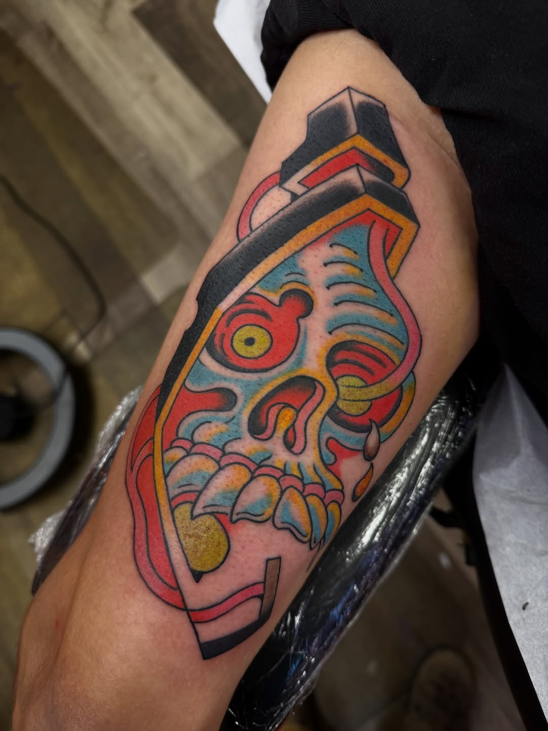 Tattoo by @killabunzz — american_traditional, new_school