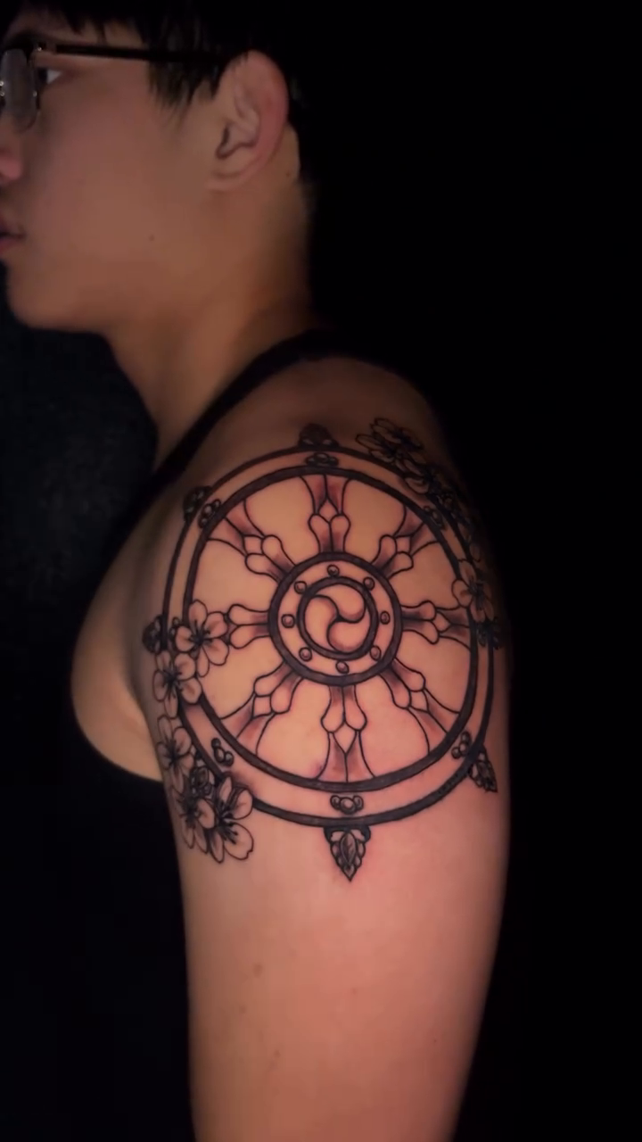 Tattoo by @bev.inkfiend — blackwork, ornamental