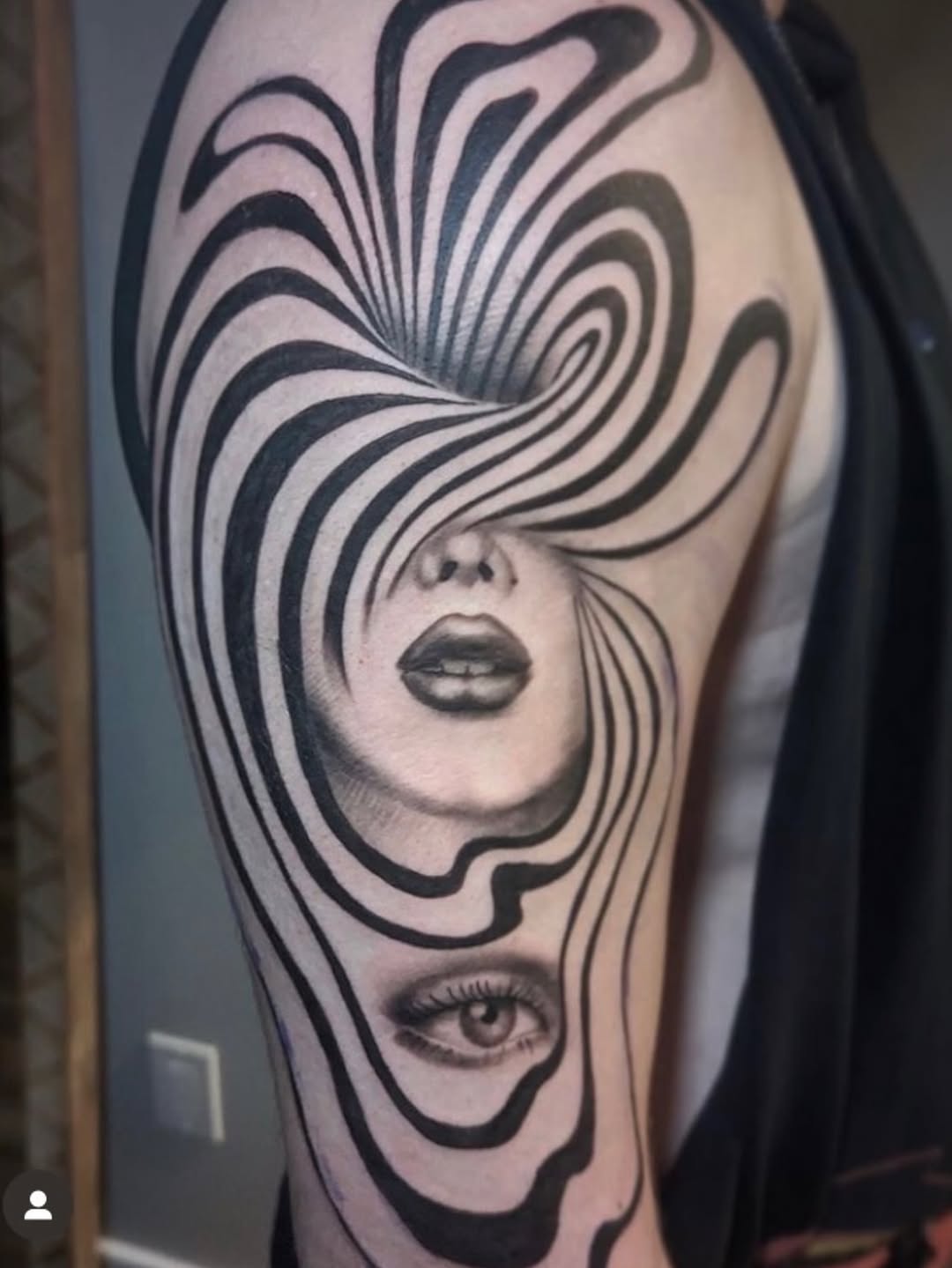 Tattoo by @cassandratattoos — blackwork, realism