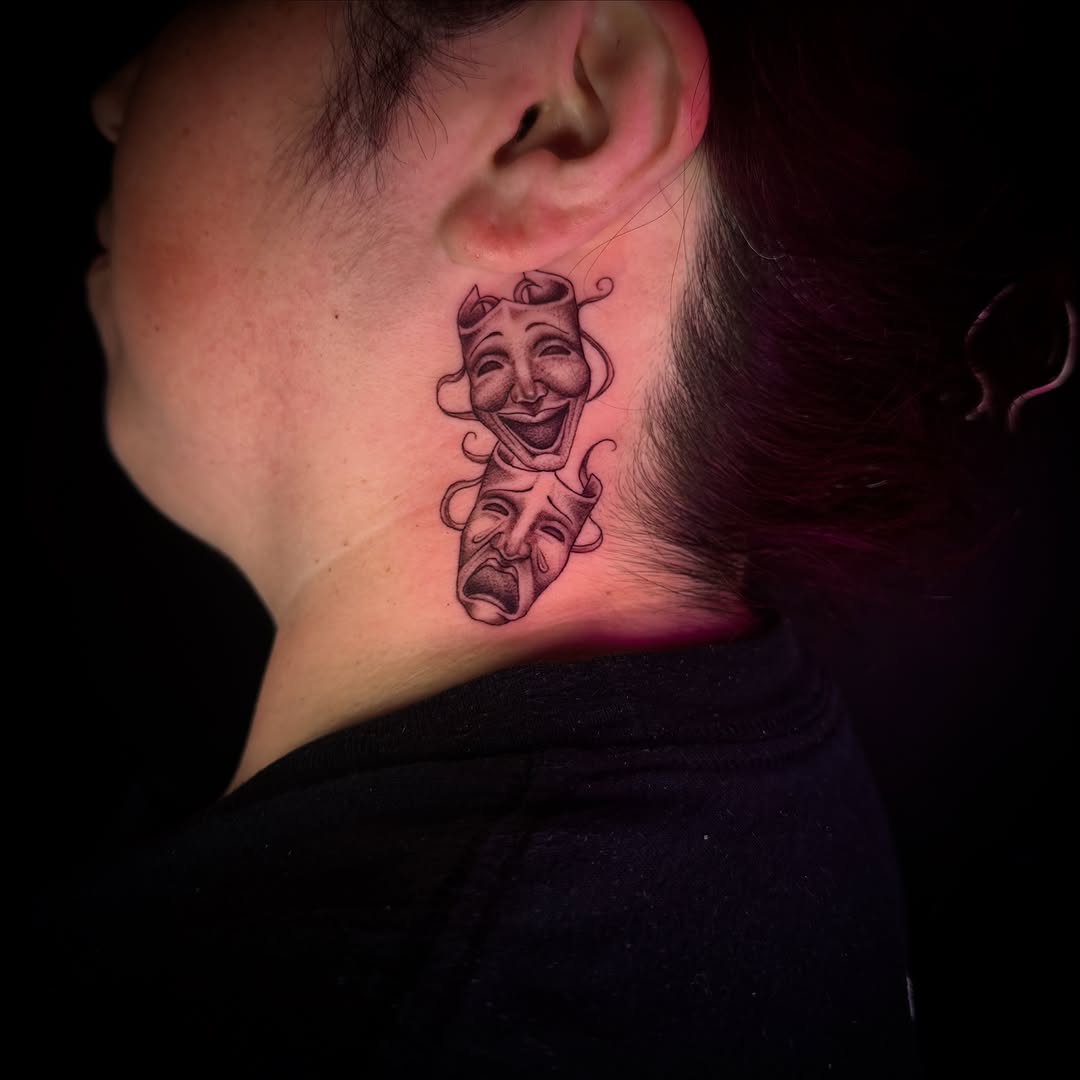 Tattoo by @demonica_ink666 โ illustrative, black_and_grey