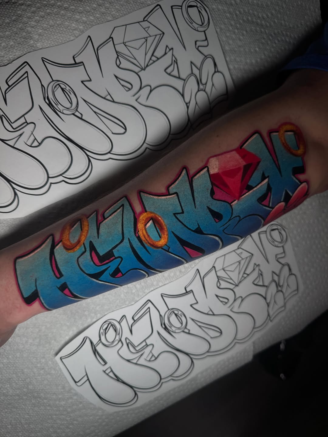 Tattoo by @rustik_uno — lettering_script