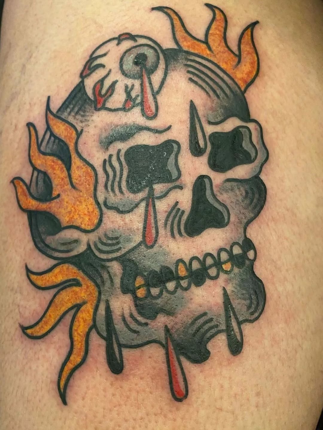 Tattoo by @bigdaddyjaz โ american_traditional, black_and_grey