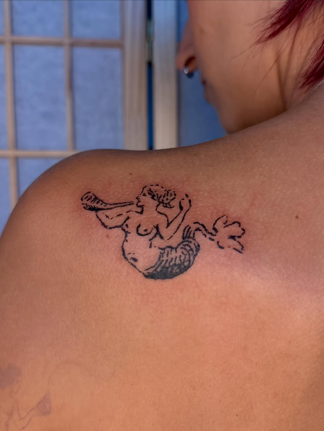 Tattoo by @slendels โ illustrative, black_and_grey