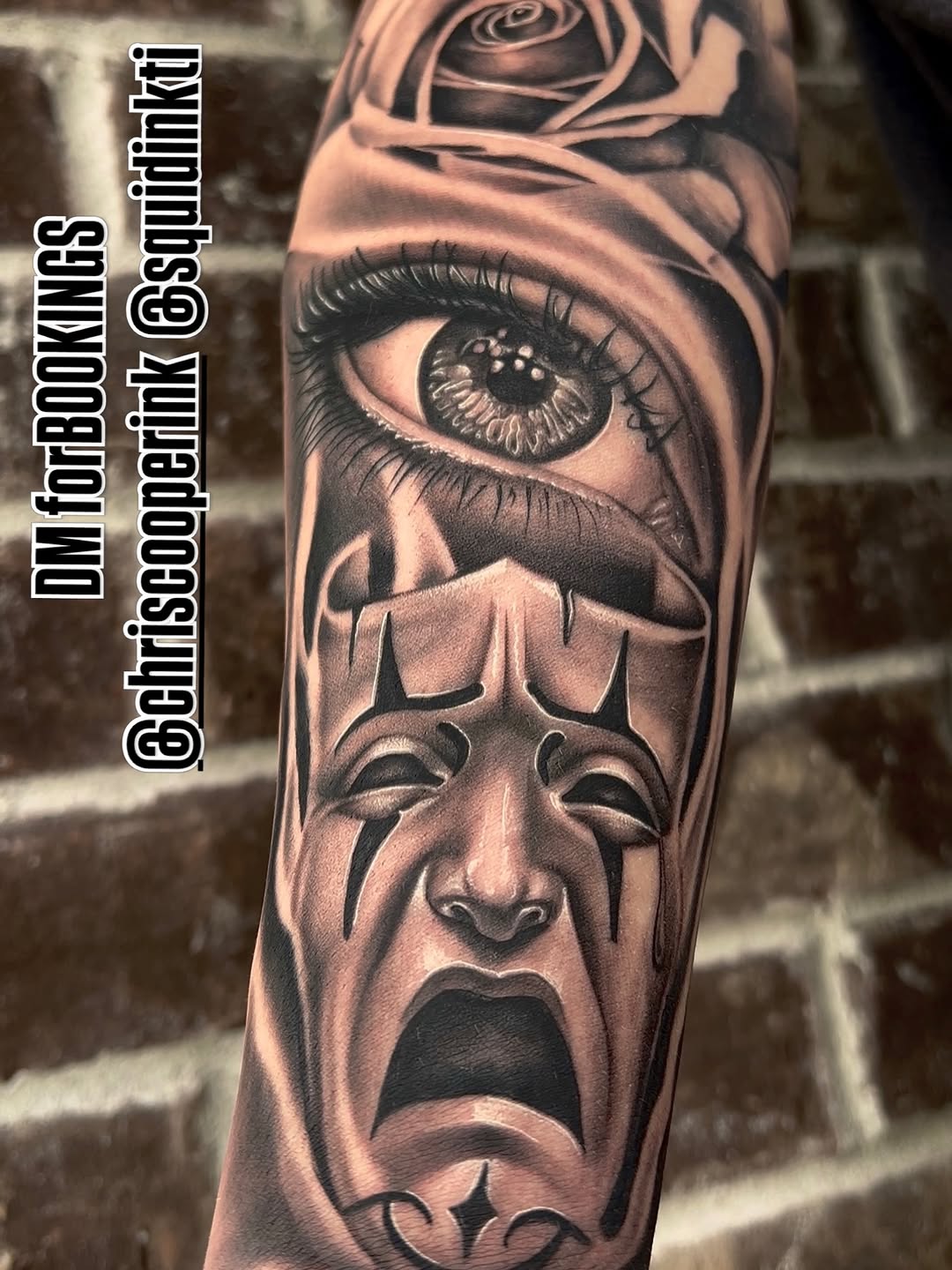 Tattoo by @chriscooperink — black_and_grey, realism