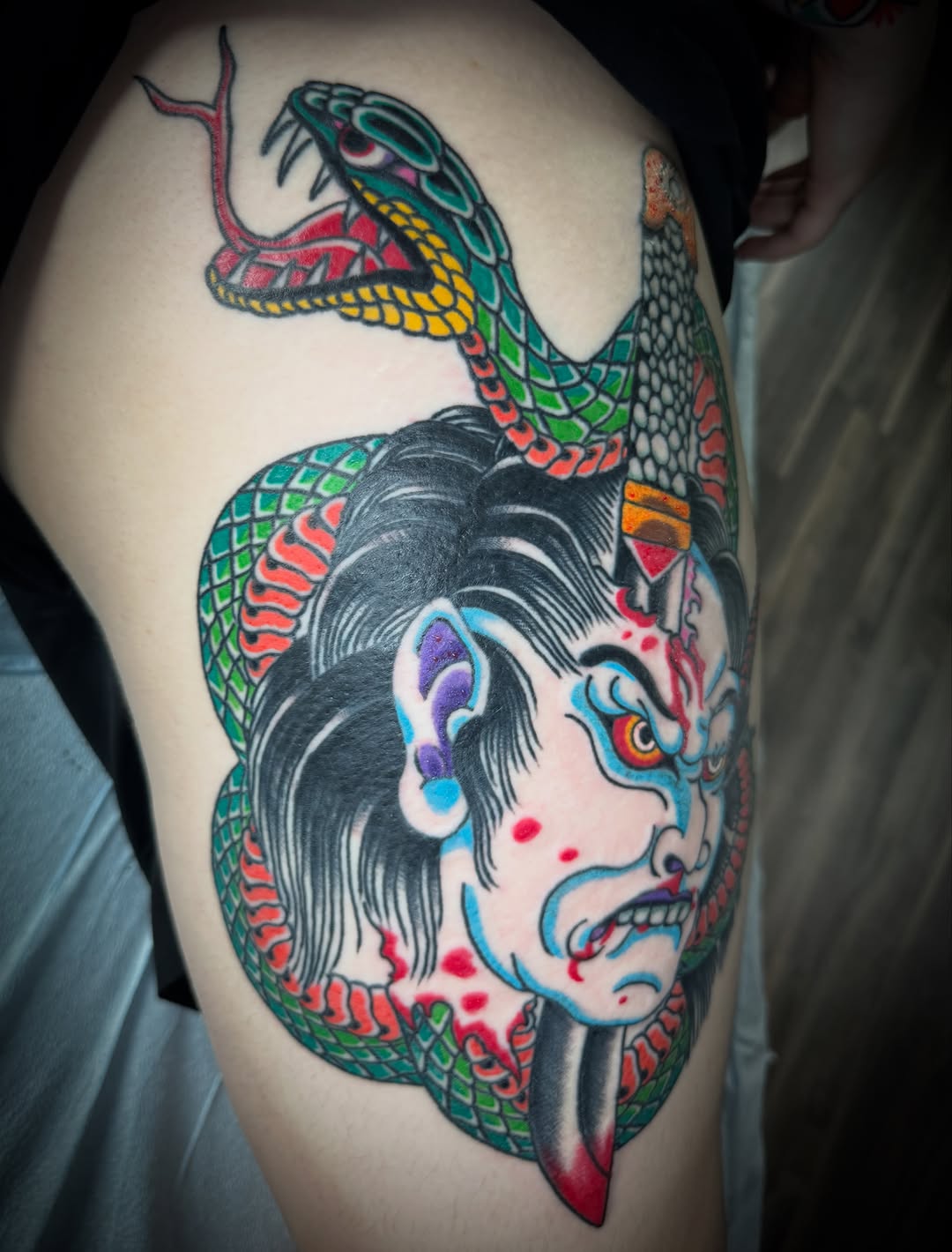 Tattoo by @_wooderson_ β japanese_irezumi, neo_traditional