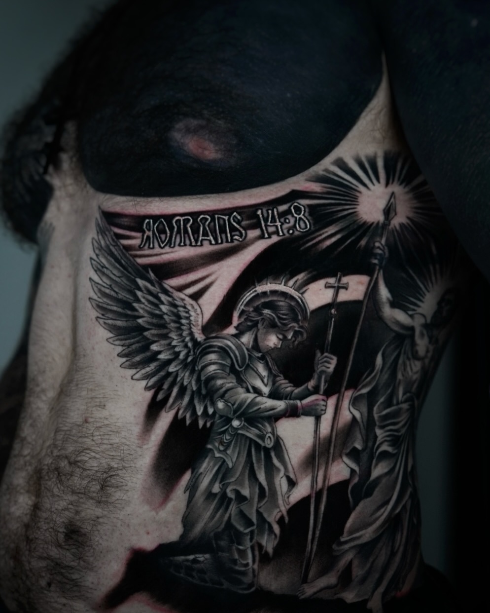 Tattoo by @ink.crack โ black_and_grey, realism