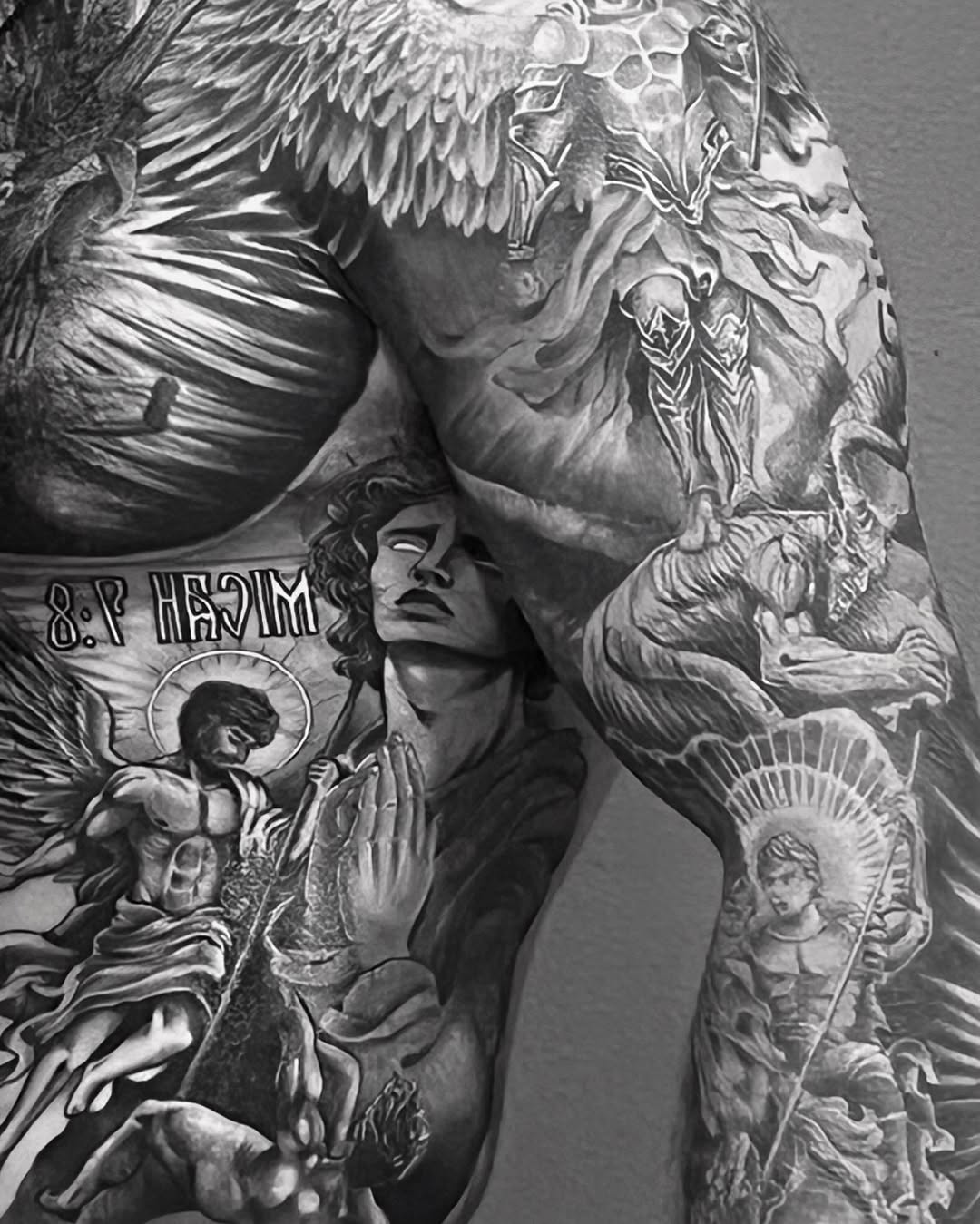 Tattoo by @ink.crack โ black_and_grey, realism