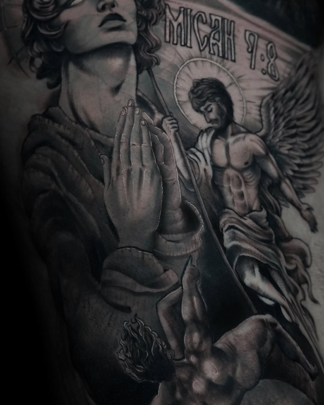 Tattoo by @ink.crack โ realism, black_and_grey