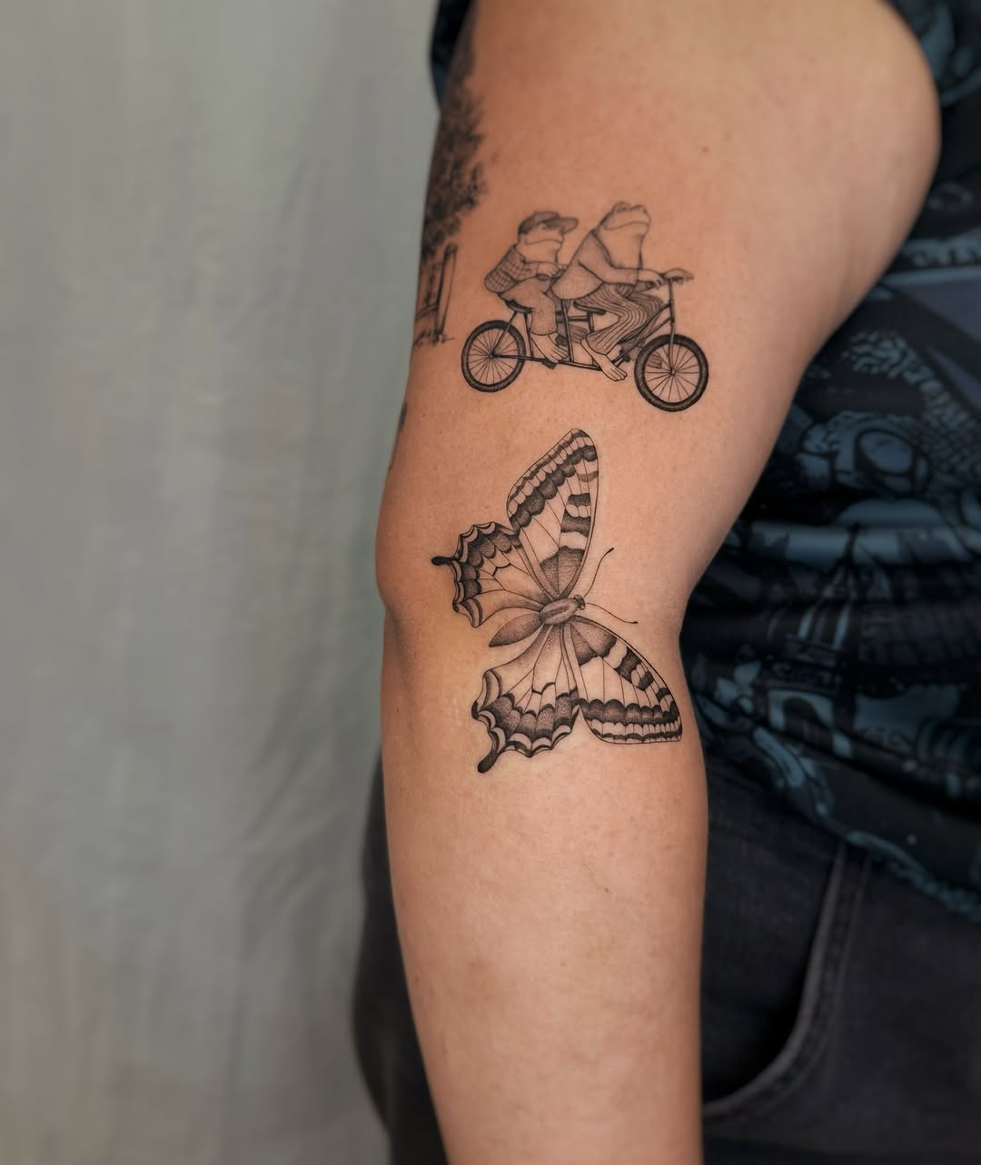 Tattoo by @mortatattoos — illustrative, black_and_grey