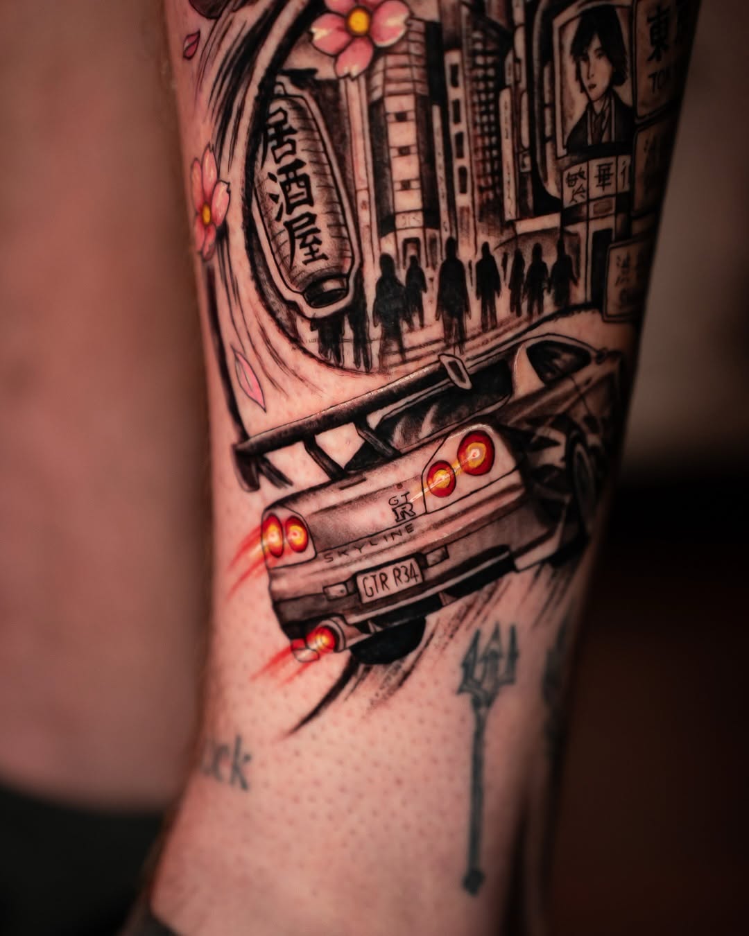 Tattoo by @bl.ink_tattooer — realism, japanese_irezumi