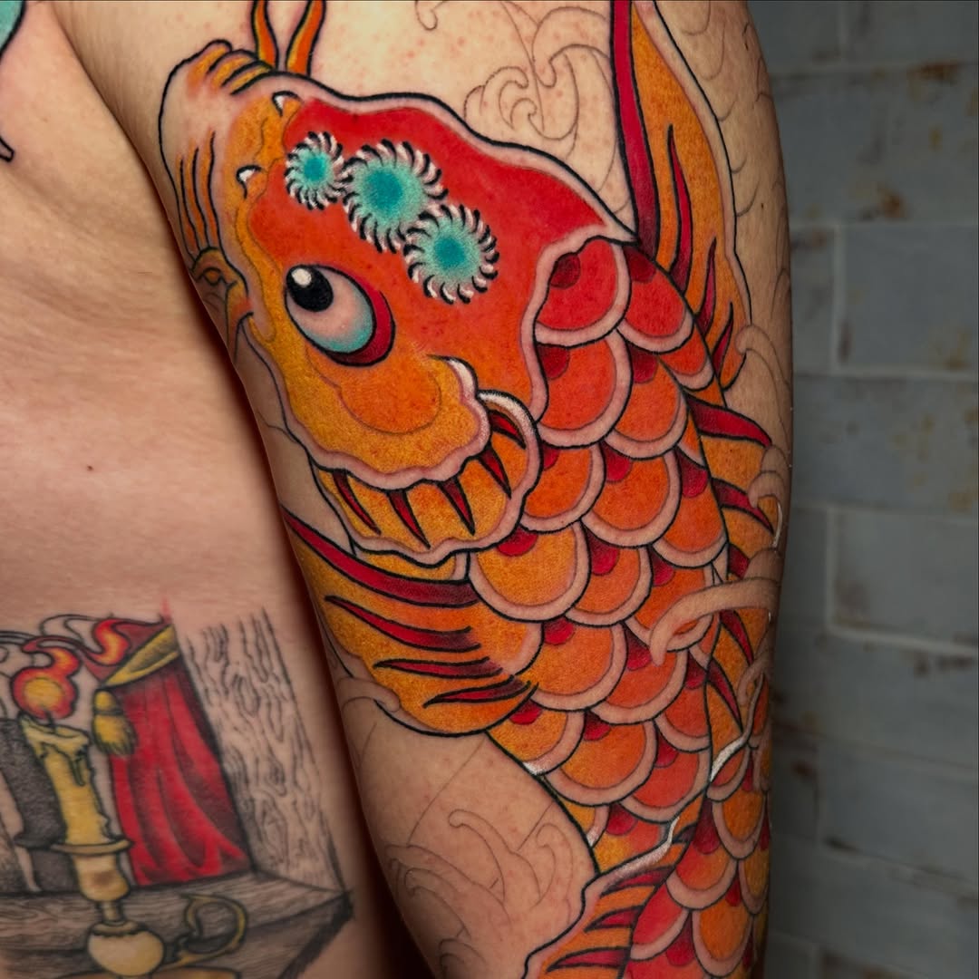 Tattoo by @lajirafa_tattoo — japanese_irezumi, neo_traditional