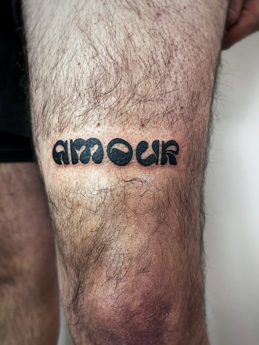 Tattoo by @culottee.ttt — lettering_script, blackwork