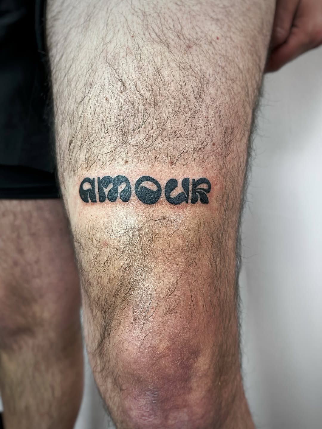 Tattoo by @culottee.ttt — lettering_script, blackwork