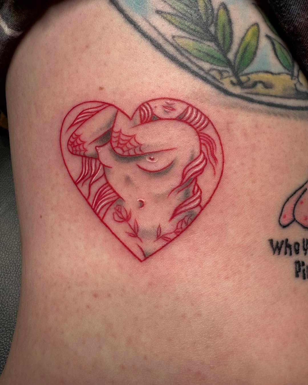 Tattoo by @sarahsmiletattoo โ illustrative, black_and_grey