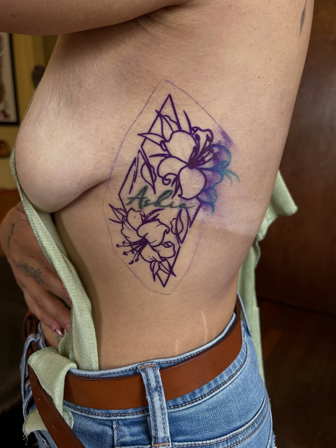 Tattoo by @savmaxtatz โ fine_line, lettering_script