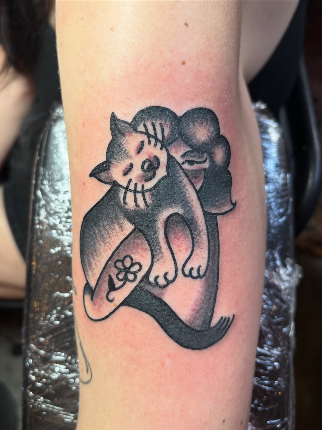 Tattoo by @jaketat2herbert — american_traditional, black_and_grey