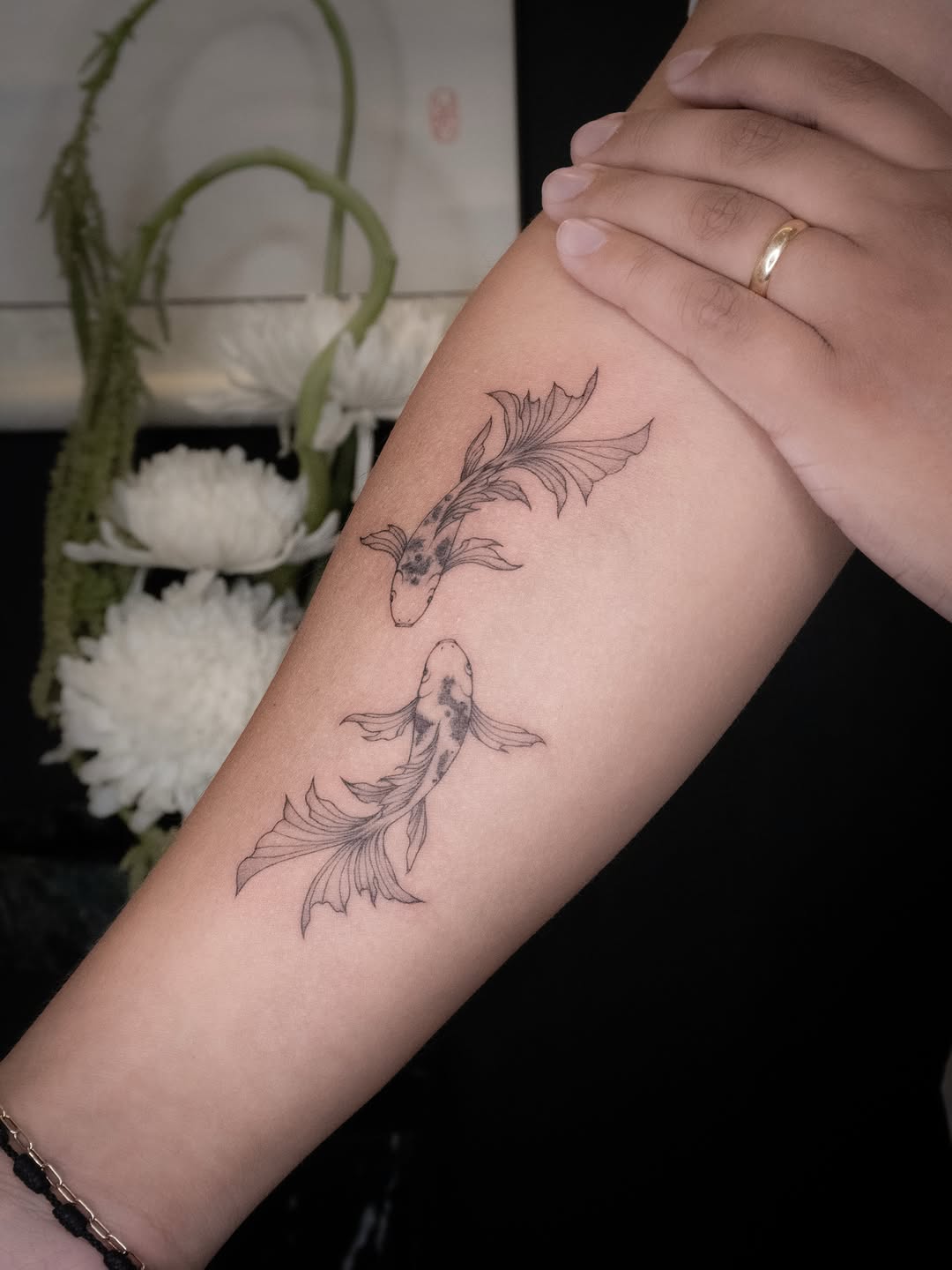 Tattoo by @junh_tattoo β fine_line, black_and_grey