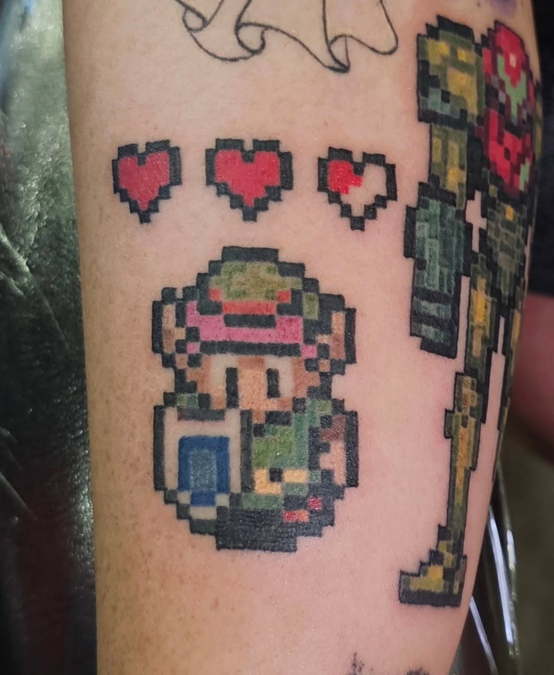 Tattoo by @omni.pleco — anime