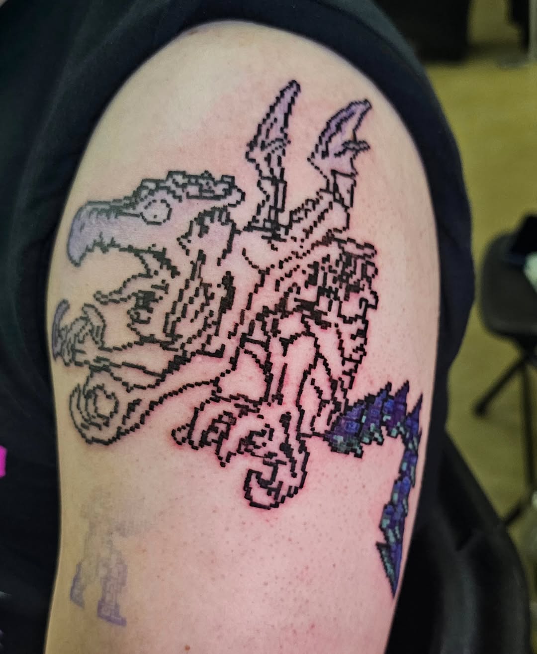 Tattoo by @omni.pleco — geometric, blackwork