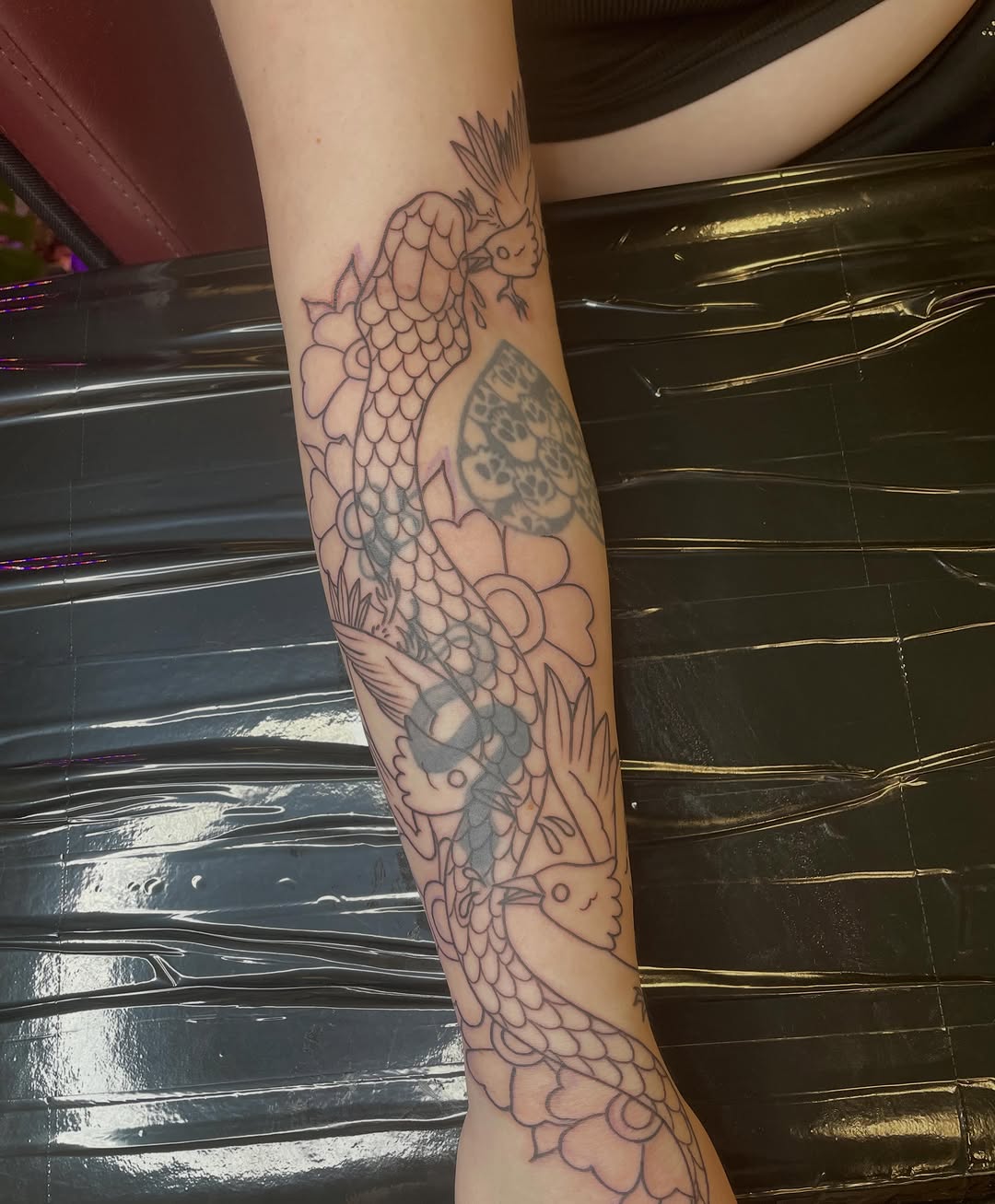 Tattoo by @jennanabread_ink — japanese_irezumi