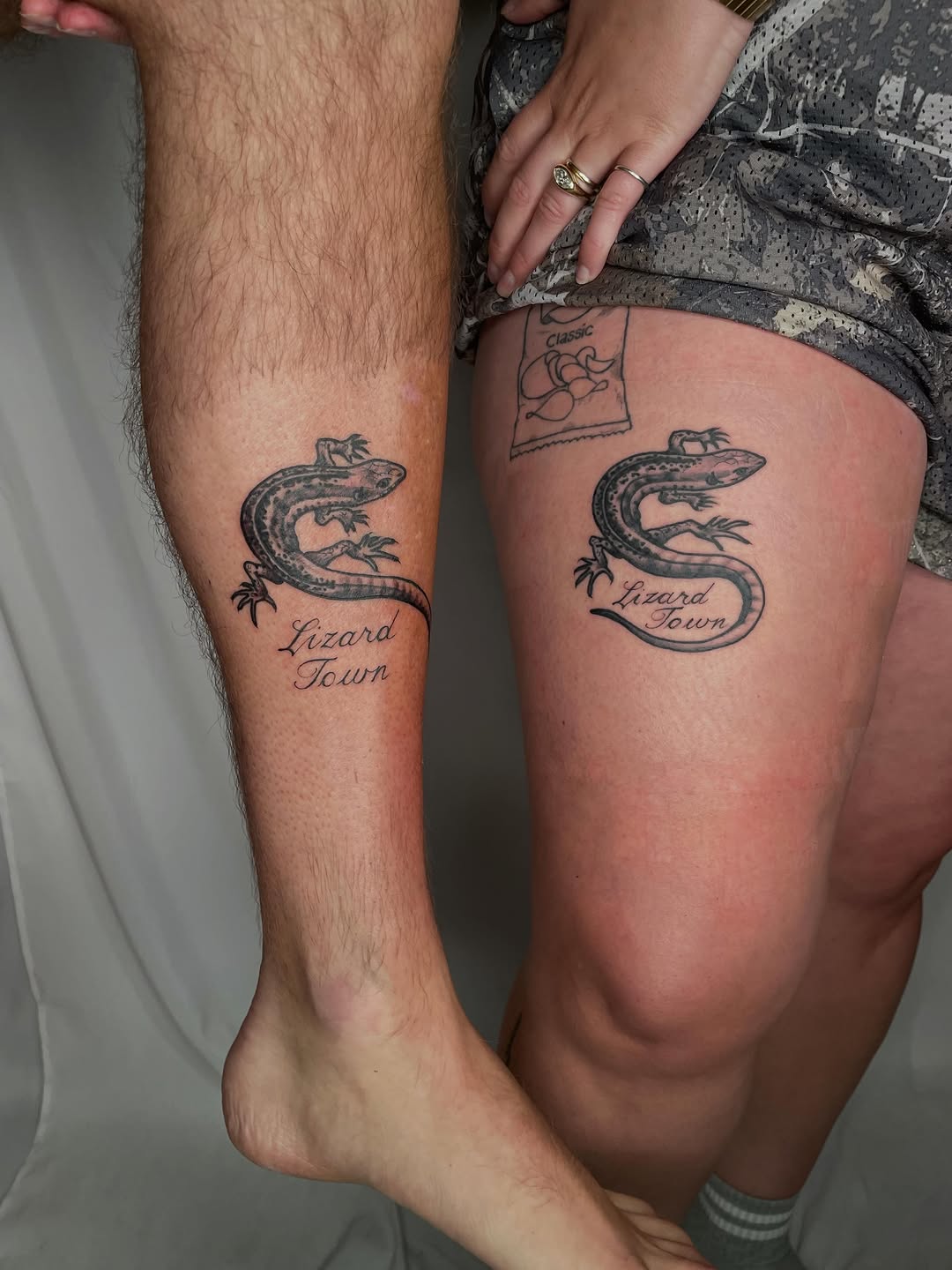 Tattoo by @tattoosbyclover — illustrative, lettering_script