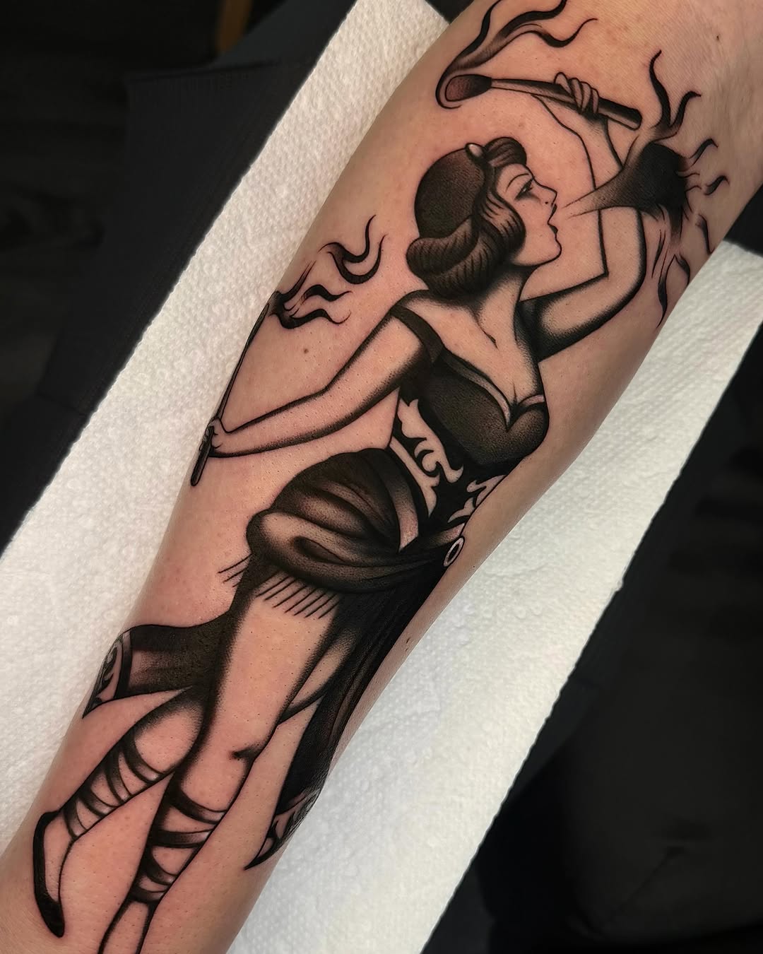 Tattoo by @donnajeantattoo โ american_traditional, illustrative