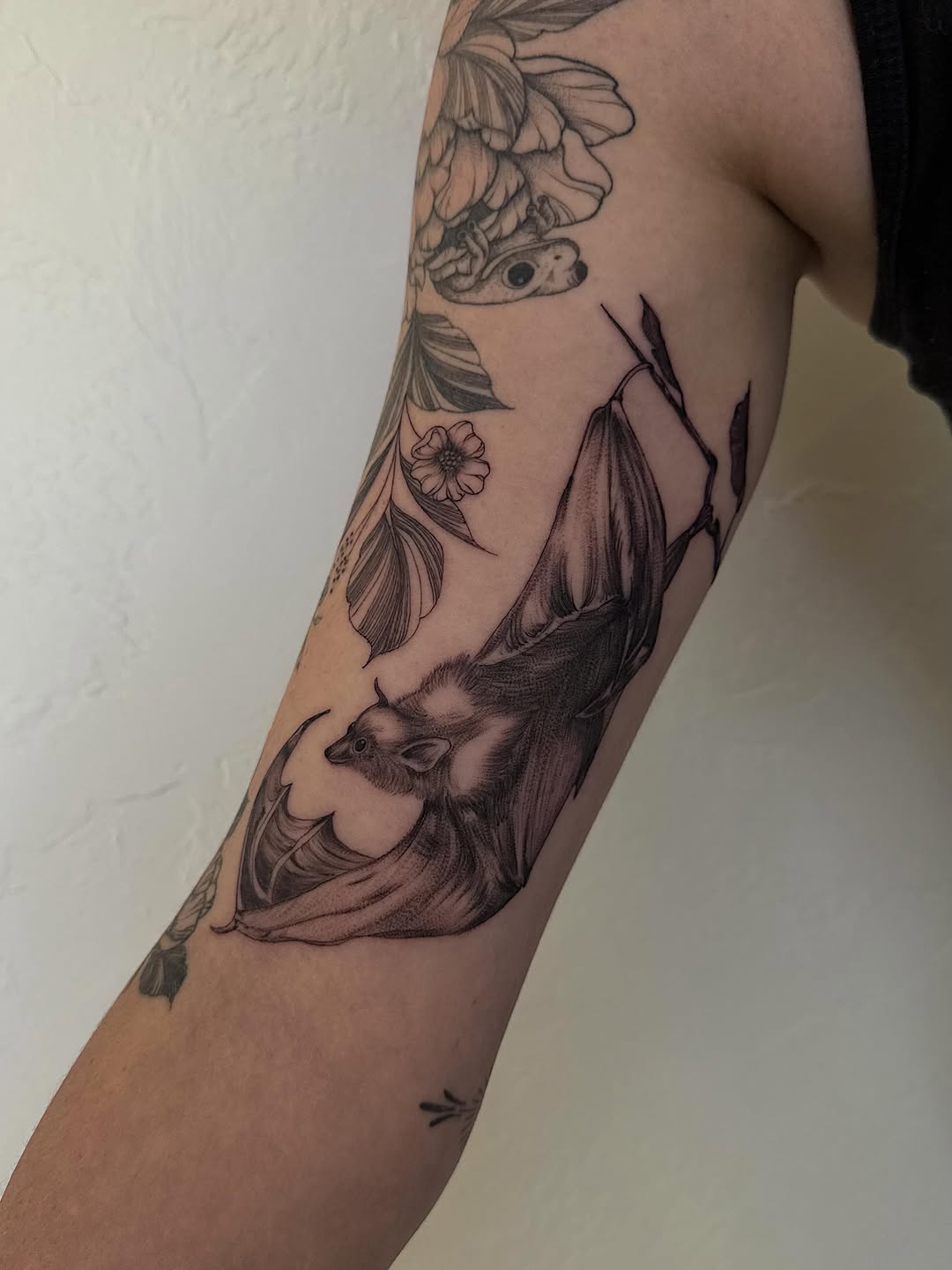 Tattoo by @bohemycollective — illustrative, black_and_grey