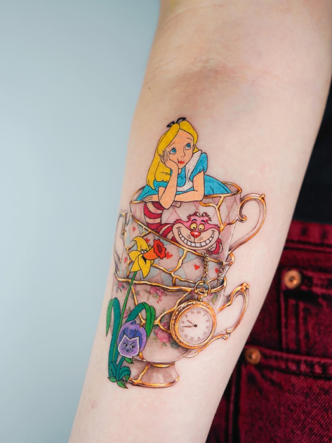 Tattoo by @san.lop.tattoo β anime, realism
