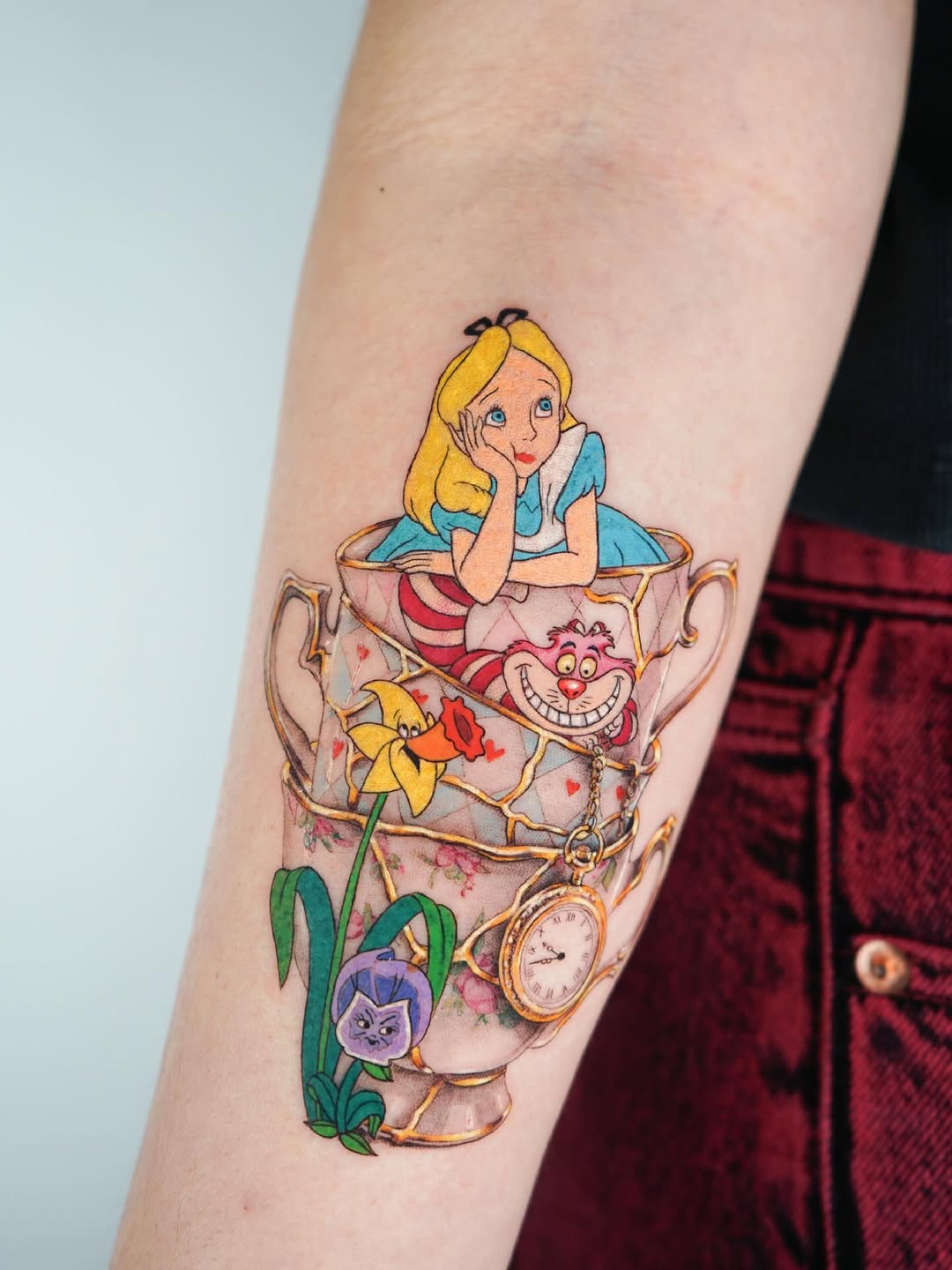 Tattoo by @san.lop.tattoo β anime, realism