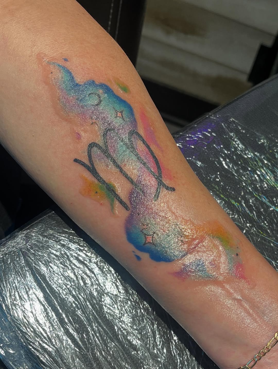Tattoo by @jessp_tattoo — illustrative, watercolor