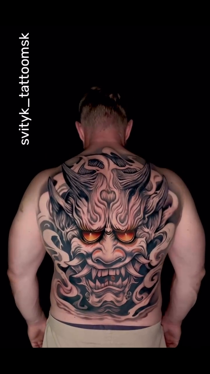 Tattoo by @svityktattoo_msk — japanese_irezumi, black_and_grey