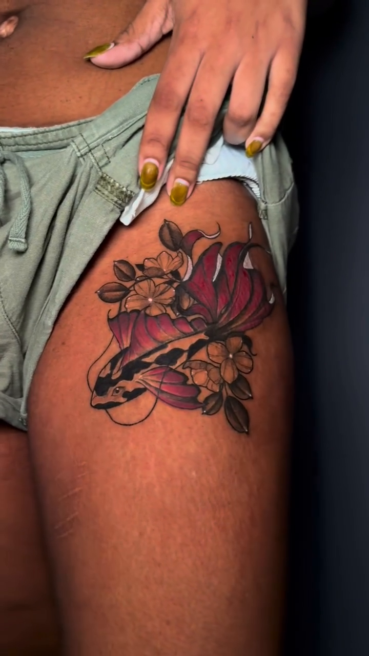 Tattoo by @andyrose_tattoo — illustrative, japanese_irezumi