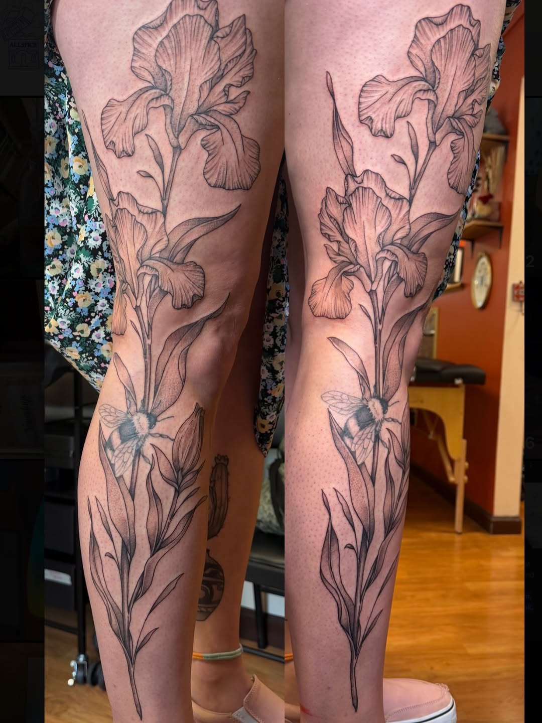Tattoo by @missdee_tattoo — illustrative, black_and_grey