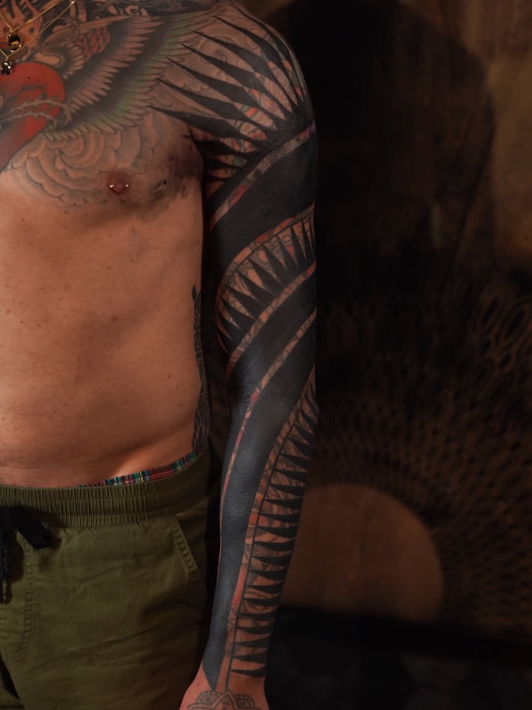 Tattoo by @oliver_kenton — blackwork, ornamental