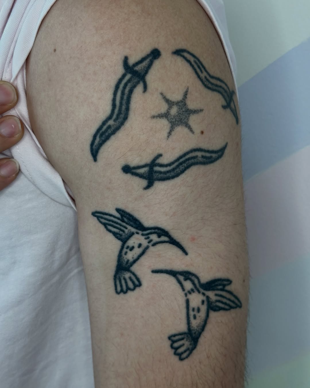Tattoo by @almost_tattoos — dotwork