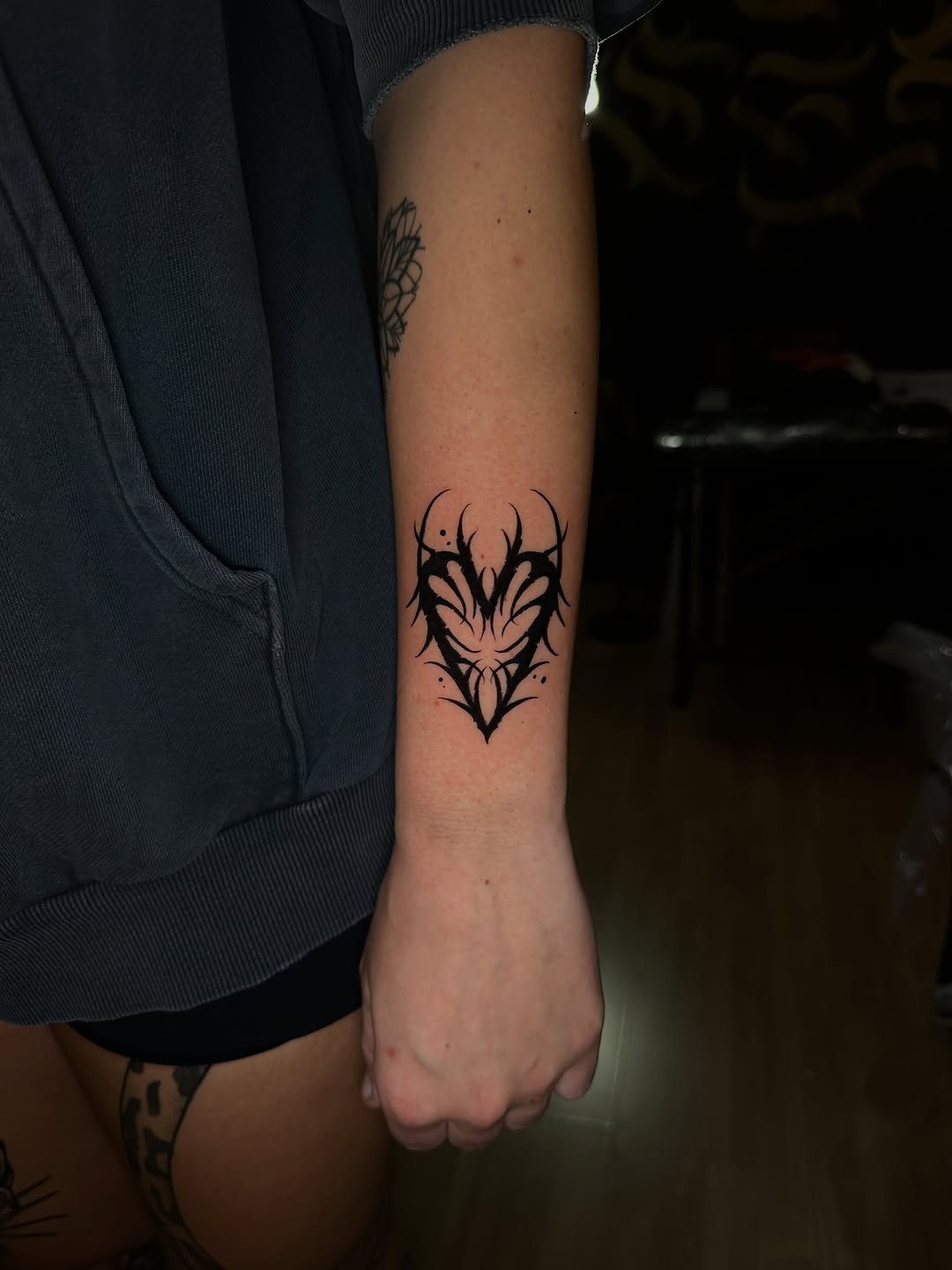 Tattoo by @line_ink — blackwork