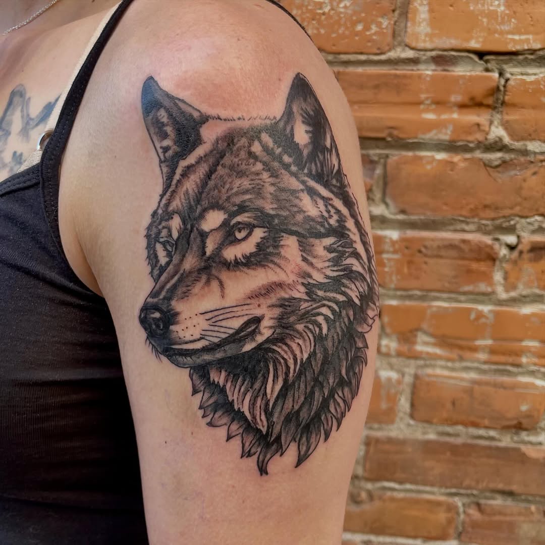 Tattoo by @duggernautt — realism, black_and_grey
