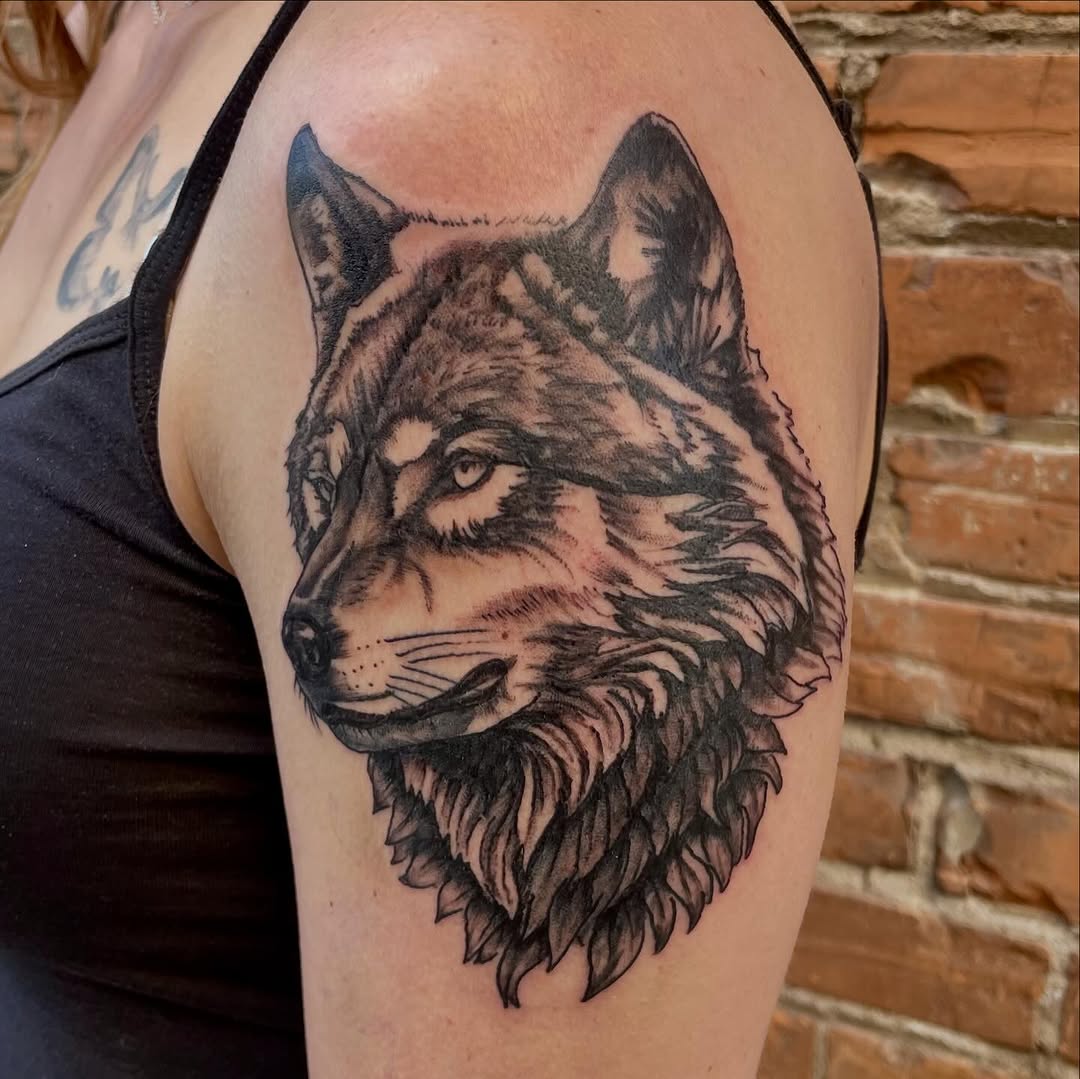 Tattoo by @duggernautt — realism, black_and_grey